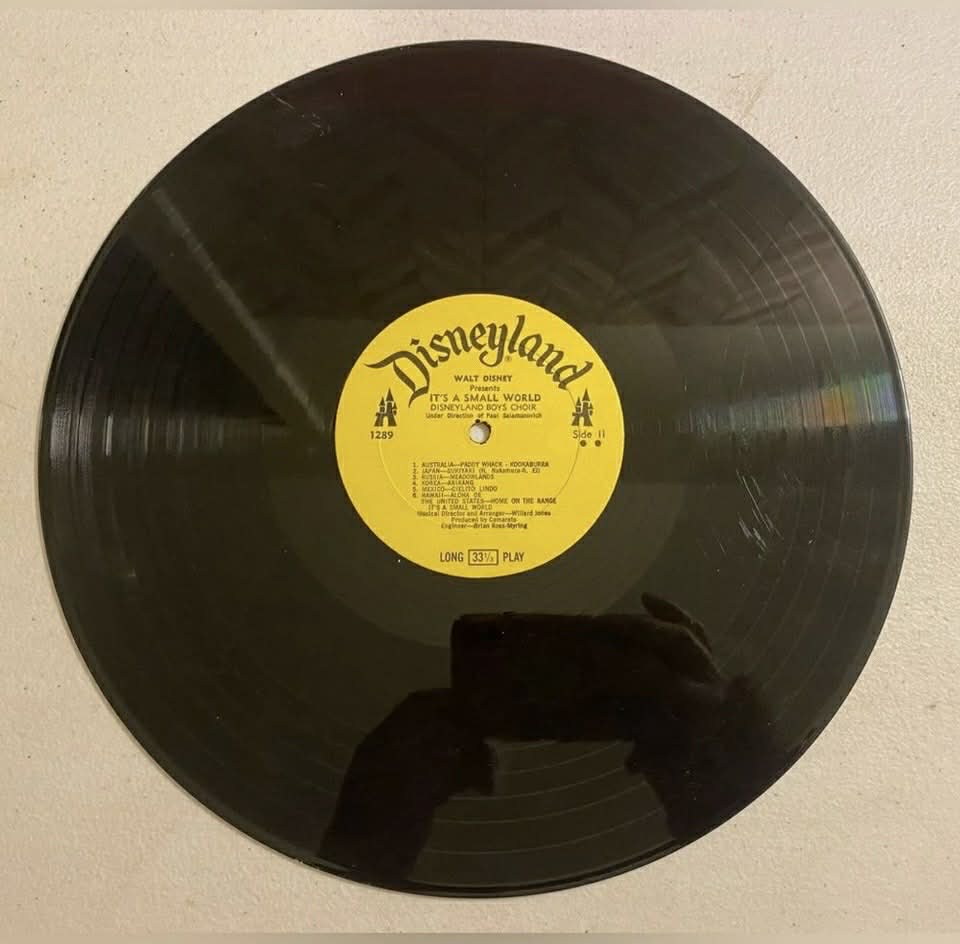 Walt Disney presents "It's a Small World" Vinyl LP 1965