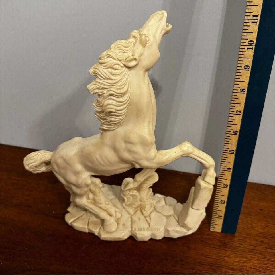 A. Giannetti SIGNED Horse Statue [Item 0042]