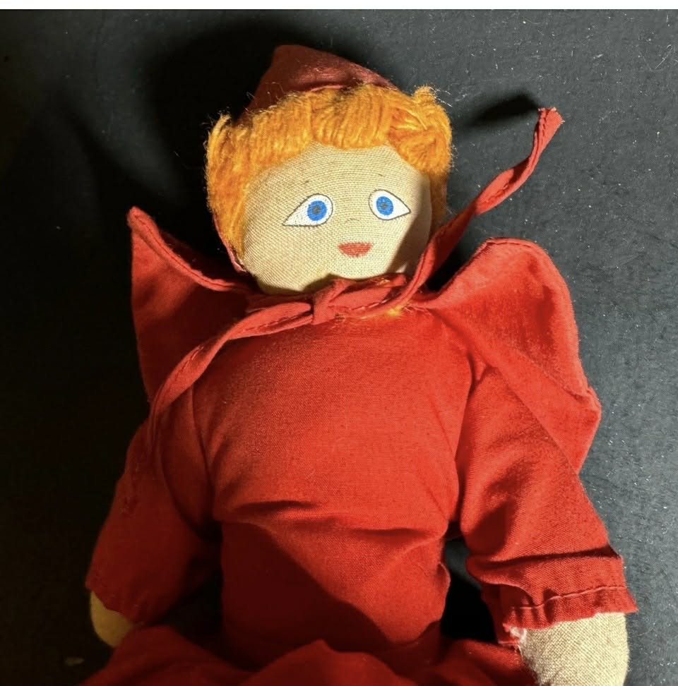 Vintage Red Riding Hood Flip Puppet Doll 1970s [Item 0048]