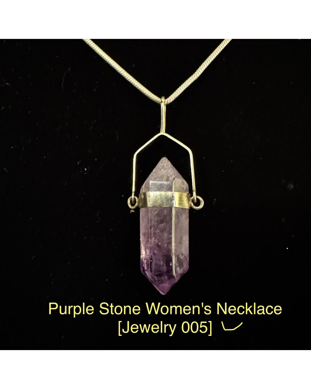 Purple Stone Women's Necklace [Jewelry 005]