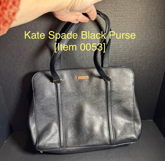 Kate Spade Black Purse [Item 0053]