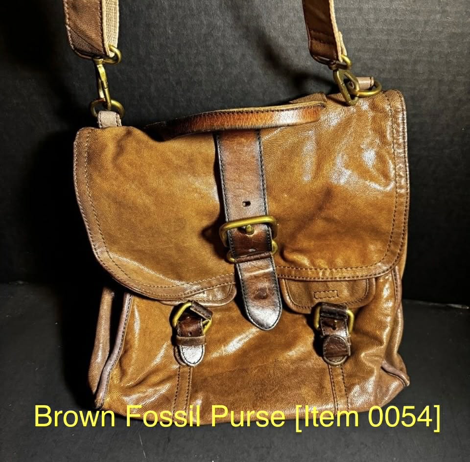 Brown Fossil Purse [Item 0054]