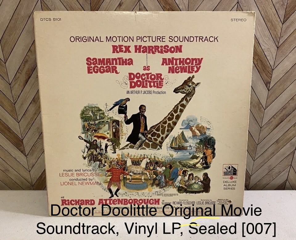 Doctor Doolittle Original Movie Soundtrack, Vinyl LP, Sealed [007]