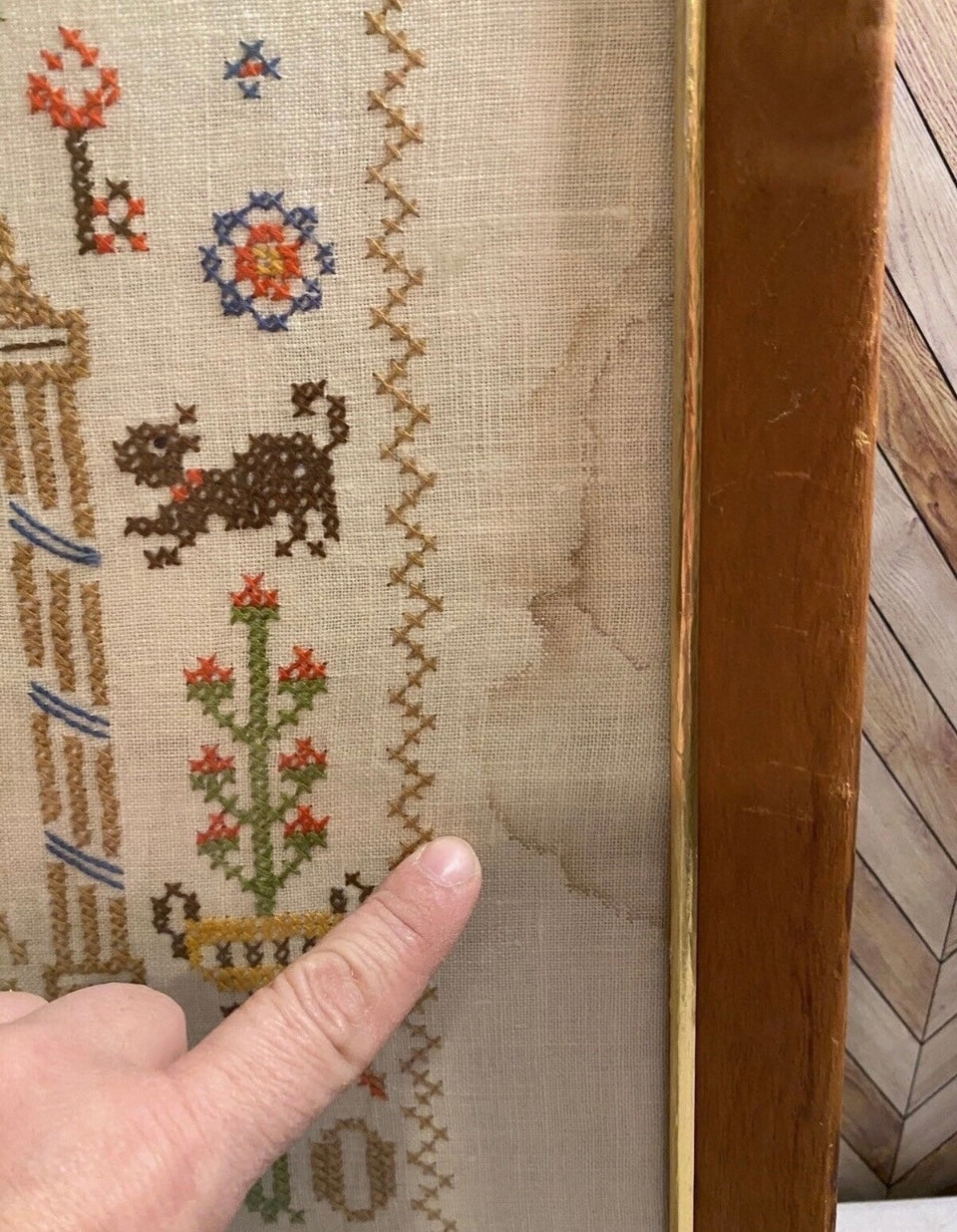 Vintage Alphabet Sampler Cross Stich Art [Art 015]