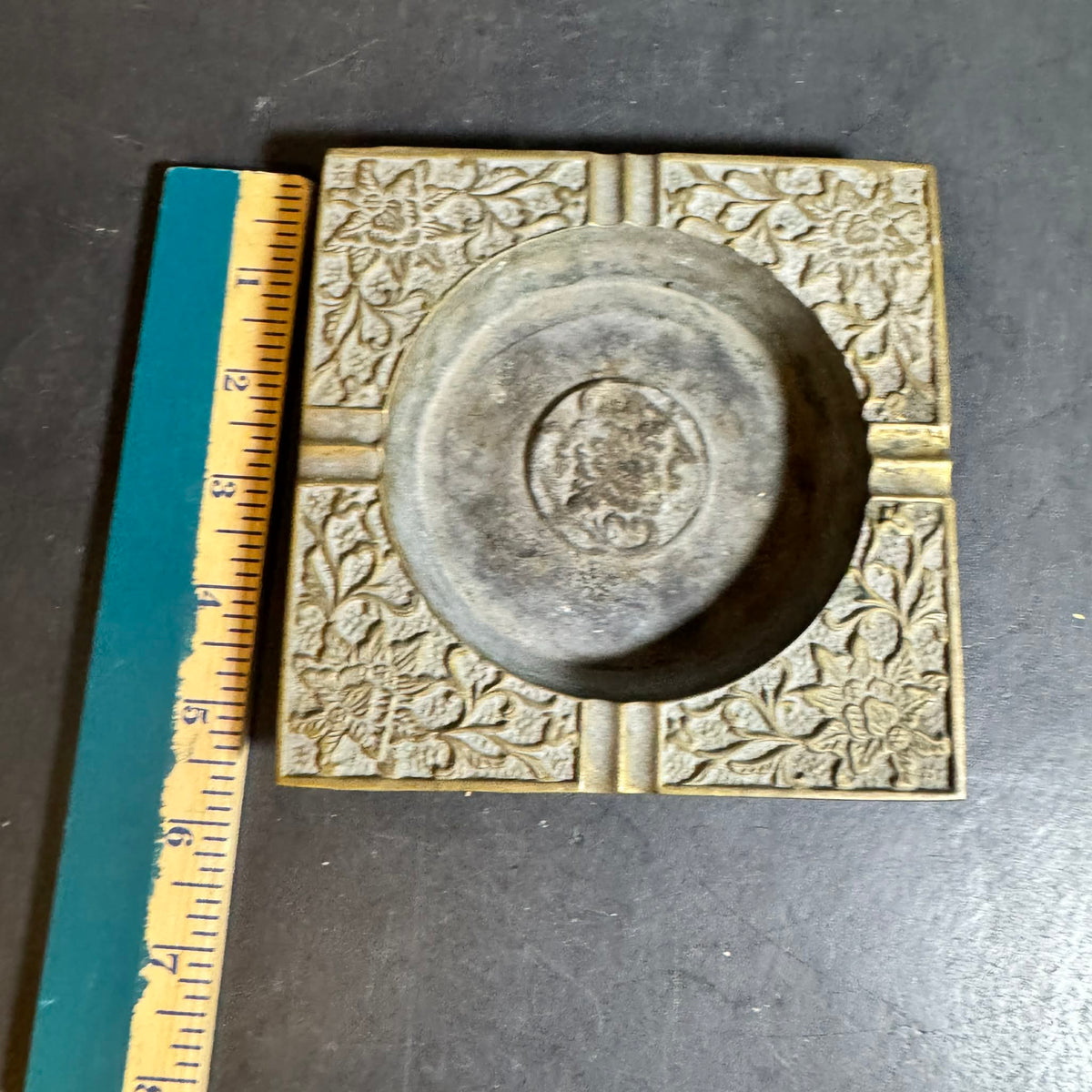 Art Nouveau Brass? Floral Dish [Item 0163]