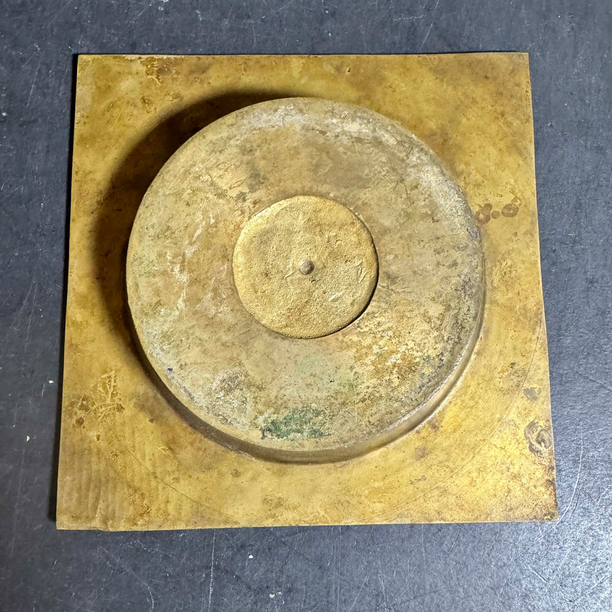 Art Nouveau Brass? Floral Dish [Item 0163]