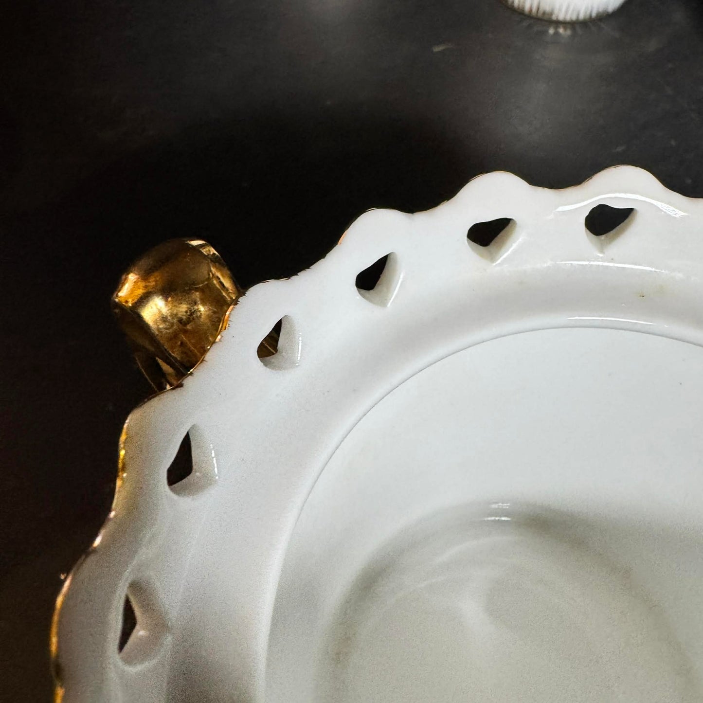 Royal Scotland Porcelain Tea Set with Gold Accents [Item 0236]