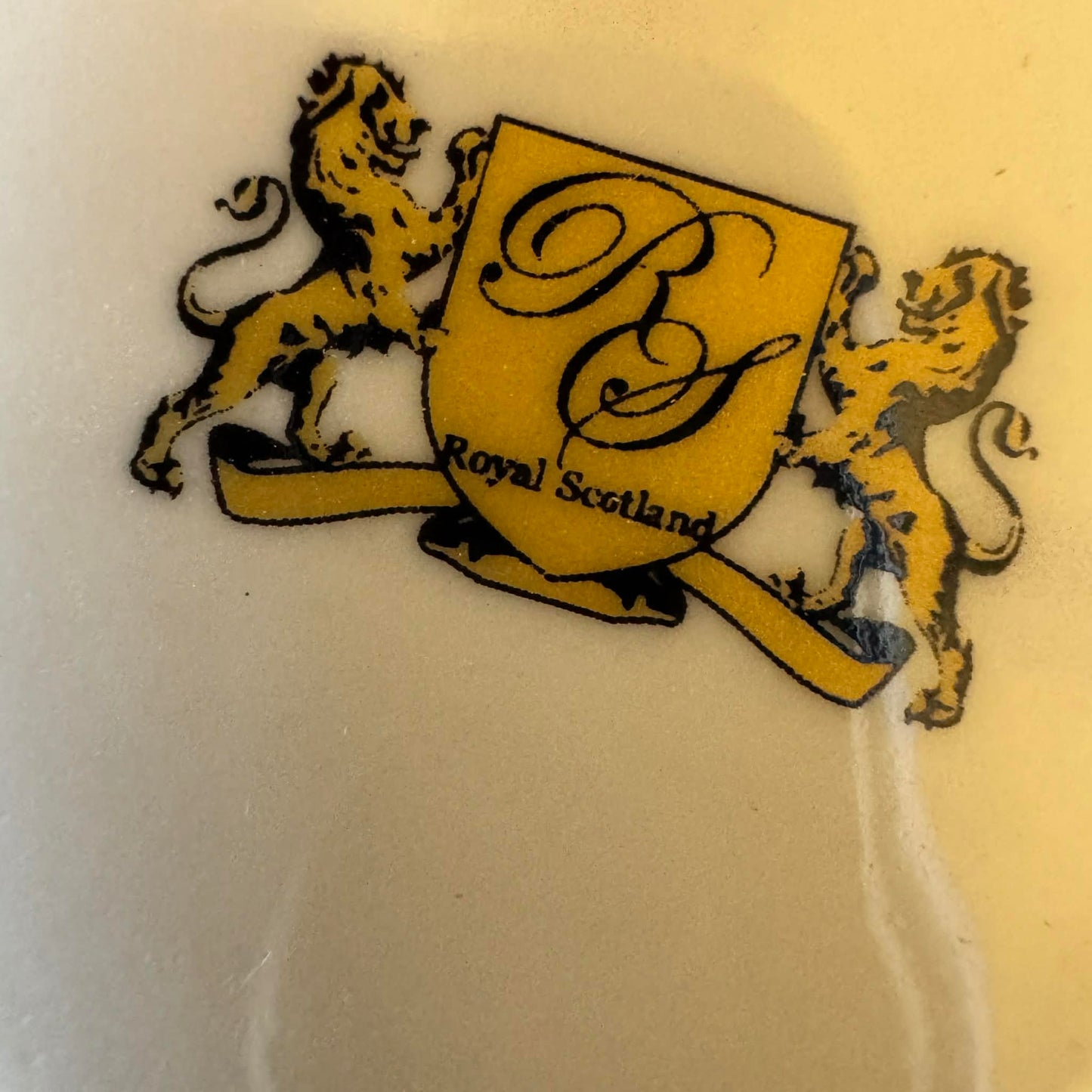 Royal Scotland Porcelain Tea Set with Gold Accents [Item 0236]