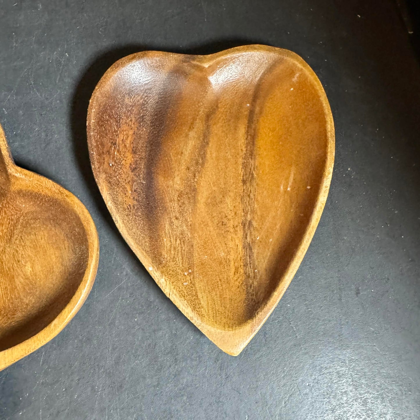 Monkey Pod Mid-Century Mod Wooden Card Suit Serveware Set [Item 0238]
