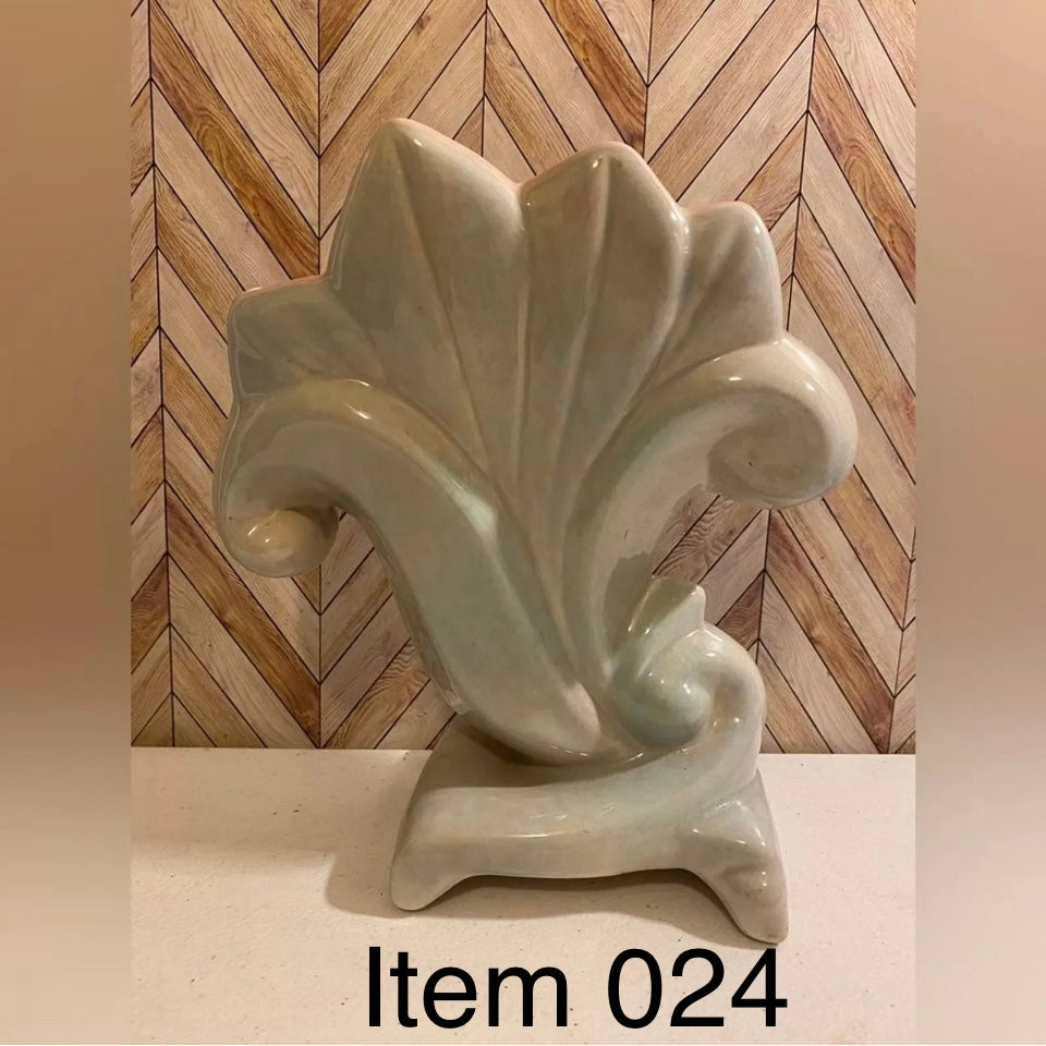 Art Deco Light Blue Vintage Vase [Item 024]