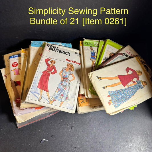Simplicity Sewing Pattern Bundle of 21 [Item 0261]