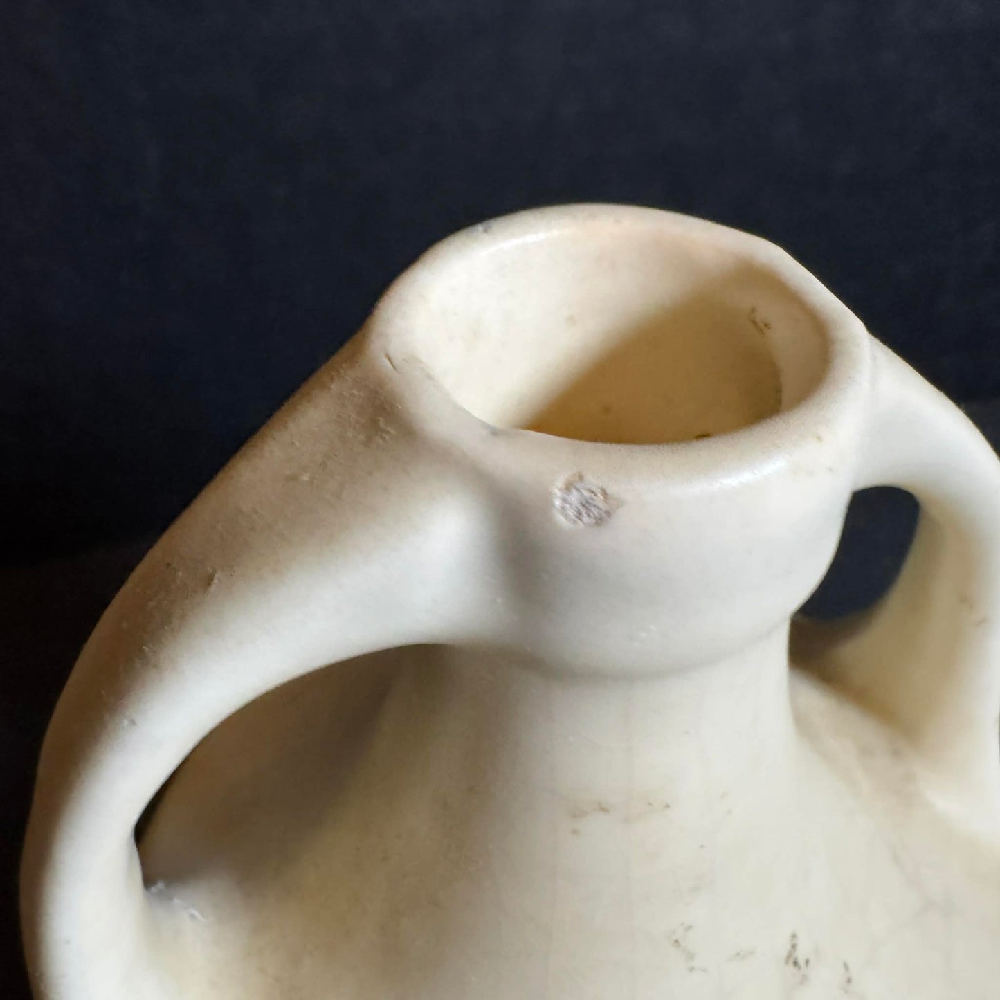 Double Handled Artisan Cream Ceramic Jug [Item 0281]