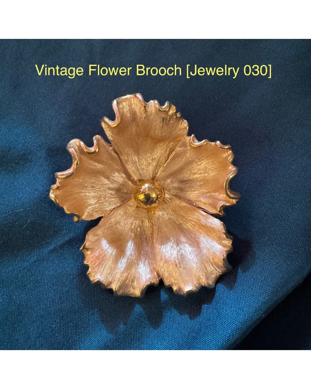 Vintage Flower Brooch [Jewelry 030]
