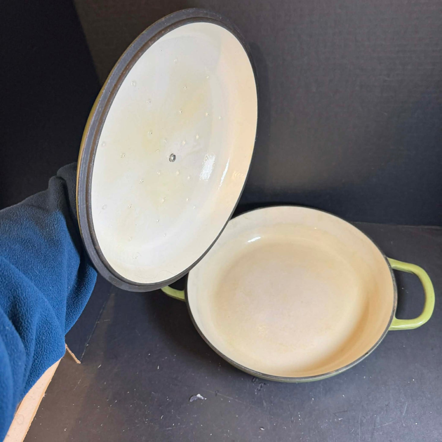 Lime, Bruntmor 3.8-quart Enameled Cast Iron Casserole Braiser Pan [Item 0309]