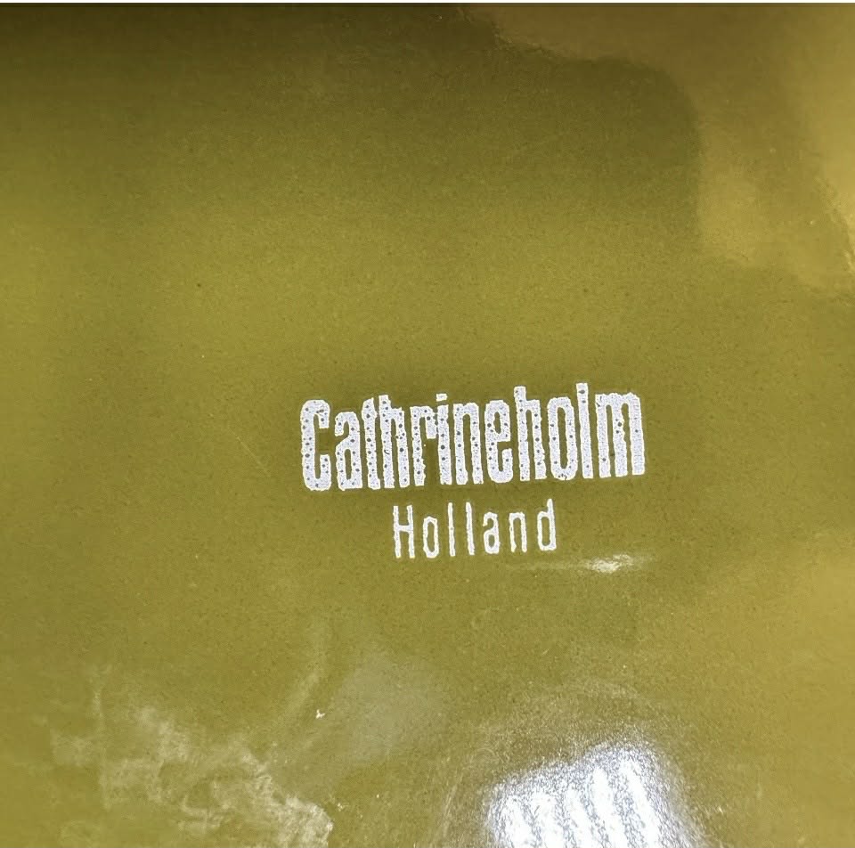Vintage Cathrineholm Holland Lime Green Pan [Item 0313]