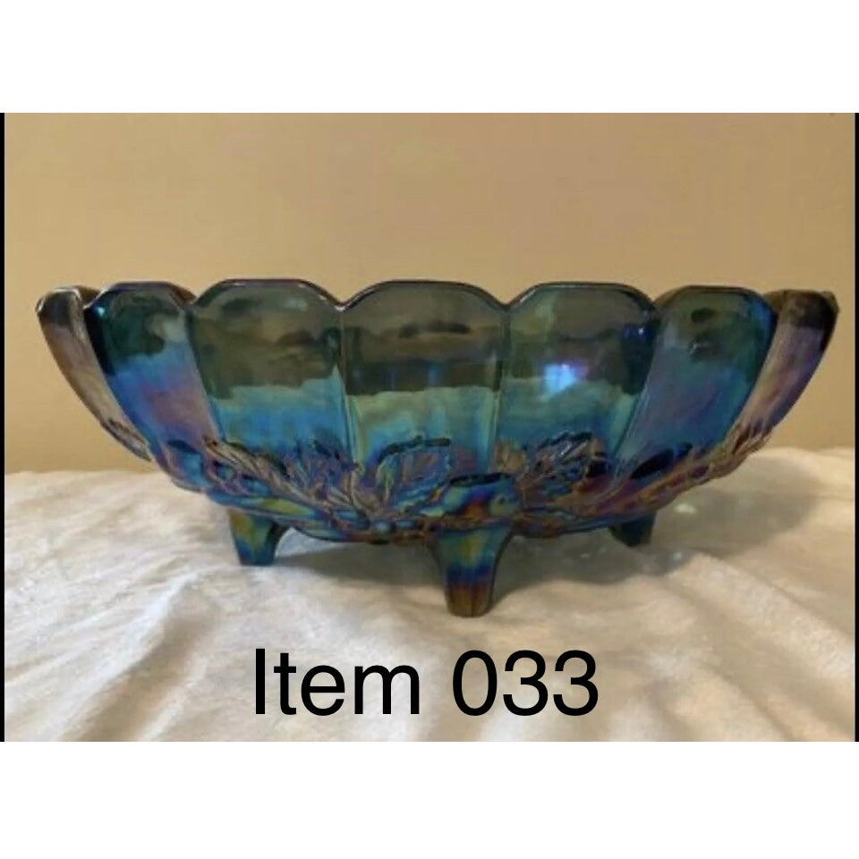 Carnival Glass Iridescent Rainbow Vintage Dish [Item 033]