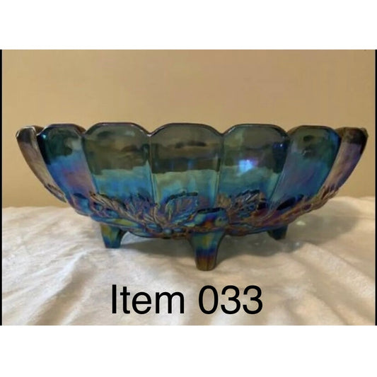 Carnival Glass Iridescent Rainbow Vintage Dish [Item 033]