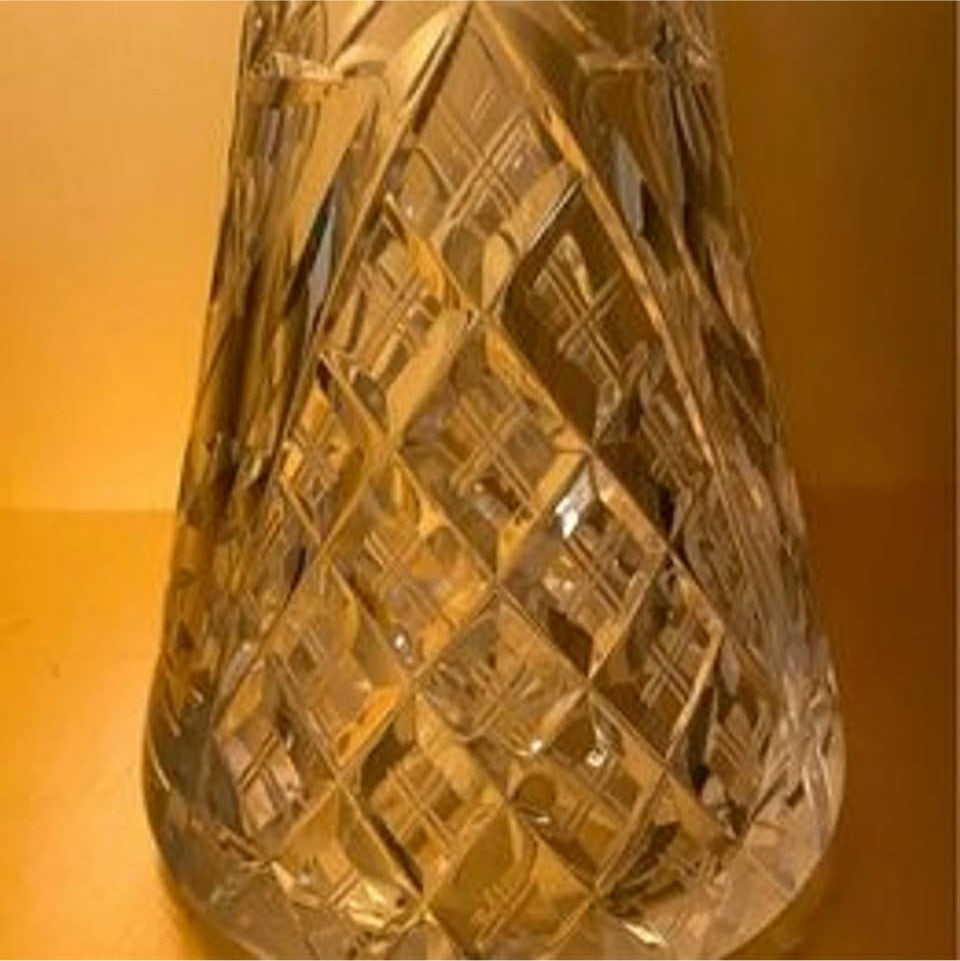 Vintage Cut Glass Flower Vase [Item 039]