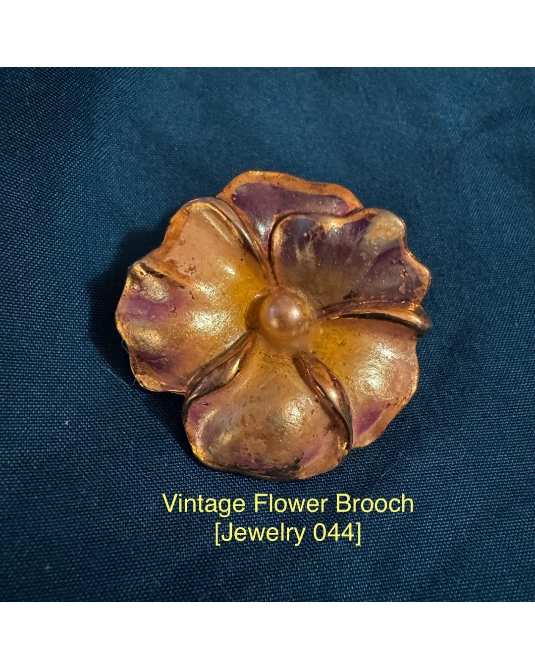 Vintage Flower Brooch [Jewelry 044]