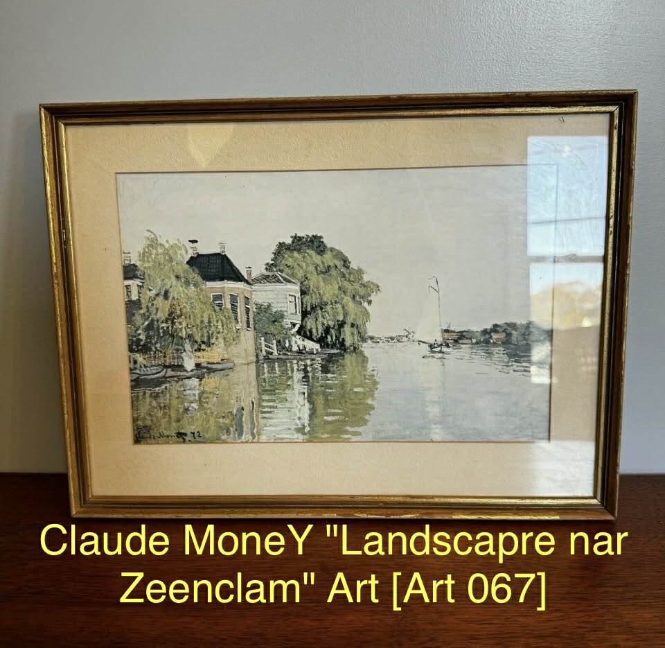 Claude MoneY "Landscapre nar Zeenclam" Art [Art 067]