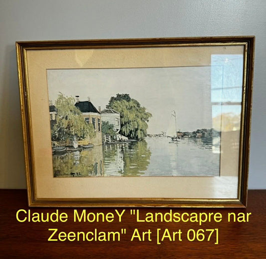Claude MoneY "Landscapre nar Zeenclam" Art [Art 067]