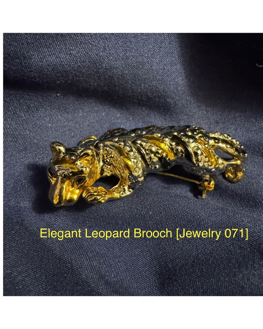 Elegant Leopard Brooch [Jewelry 071]