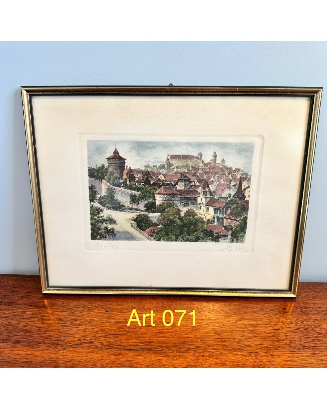 Walled City Framed Art [Art 071]