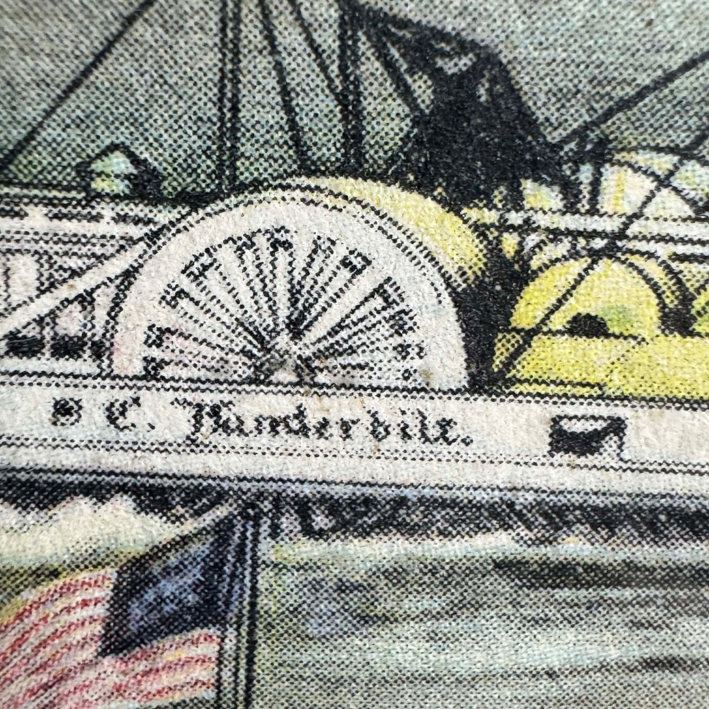 Framed Courier and Ives New York Harbor Art Print [Art 072]