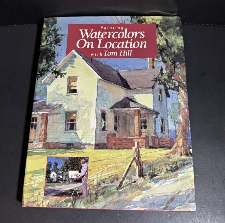 Watercolor Painting Instructional HOW TO Hardcover Book Bundle [Book 107]