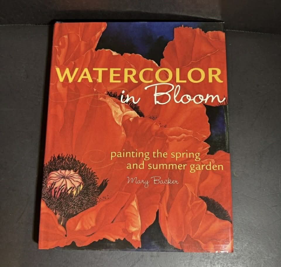 Watercolor Painting Instructional HOW TO Hardcover Book Bundle [Book 107]