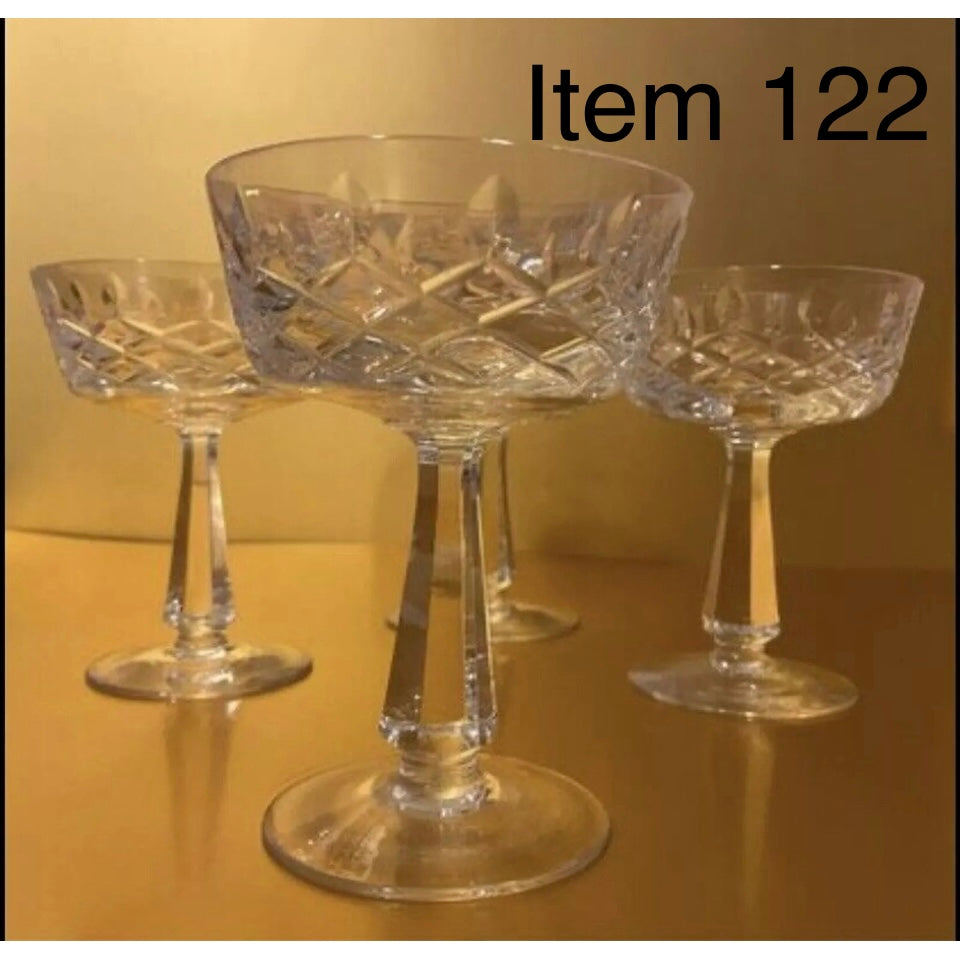 Stunning Crystal Goblets - Set of 4 [Item 122]