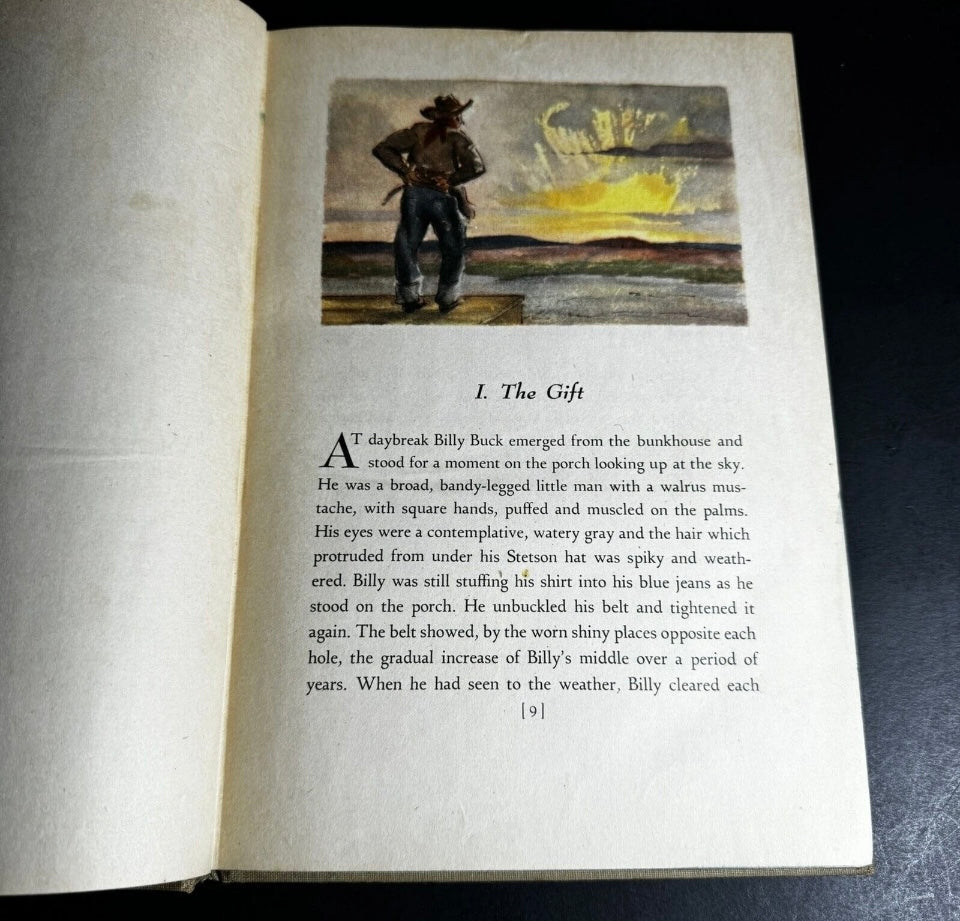 John Steinbeck The Red Pony HC 1st Ed Book Watercolors by W Dennis 1945 [191]