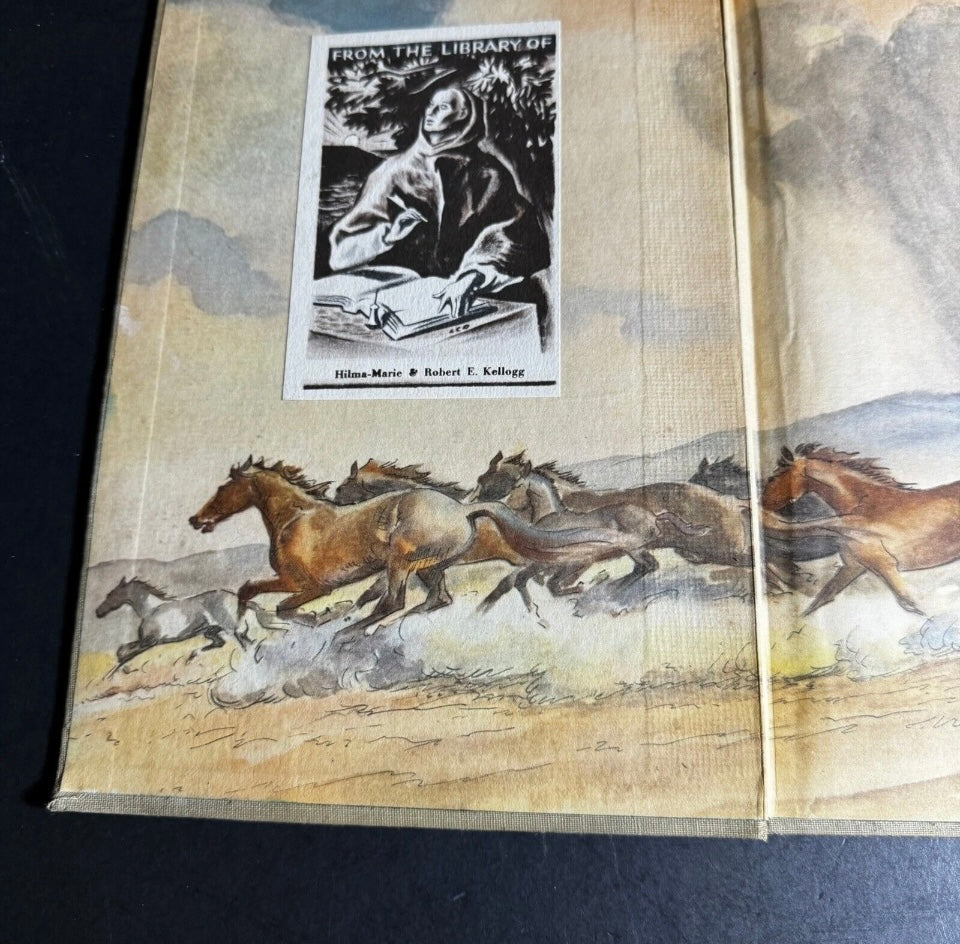 John Steinbeck The Red Pony HC 1st Ed Book Watercolors by W Dennis 1945 [191]