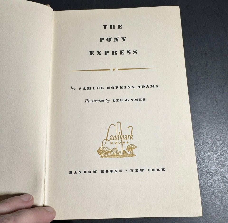 The Pony Express Hard Cover Book, Third Printing [Book 209]