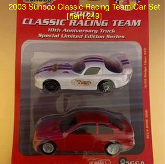 2003 Sunoco Classic Racing Team Car Set [Item 249]