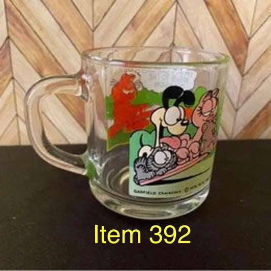McDonald’s Garfield Glass Coffee Mug [Item 392]