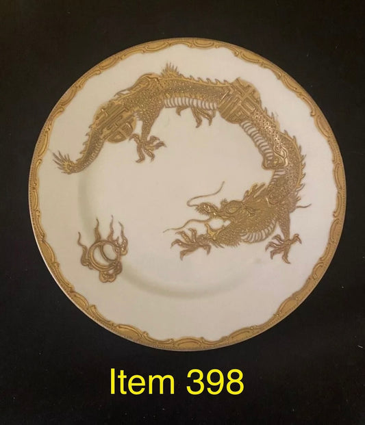 6” SNB Nagoya Nippon Raised Beaded Gold Dragon [Item 398]