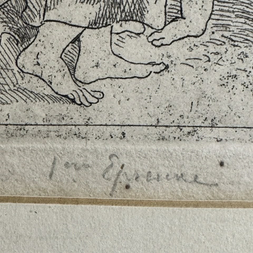 Religious Monocramatic Etching [Art 404]