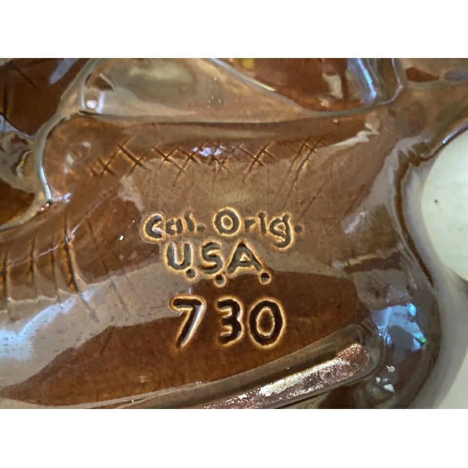 Vintage Glass Centerpiece Tray "Cas. Orig. U.S.A. 730" [Item 477]