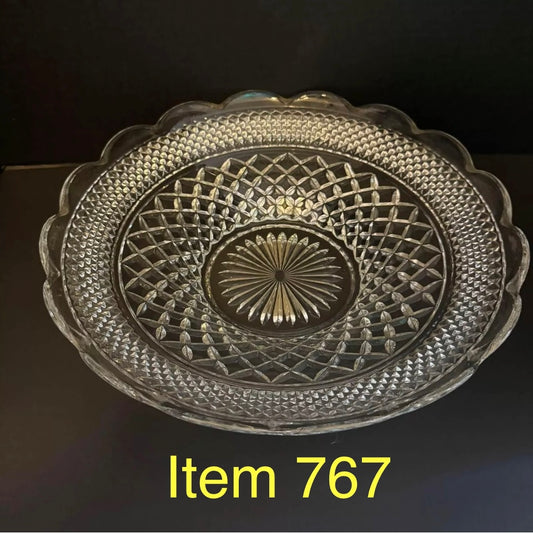 Vintage Anchor Hocking Wexford Glass Bowl [Item 767]