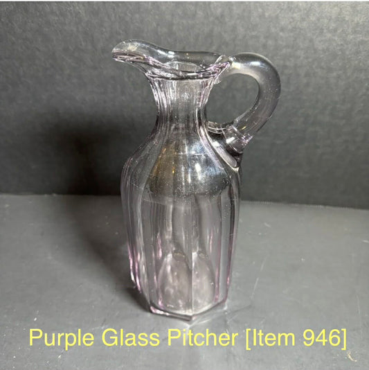 Purple Glass Pitcher [Item 946]