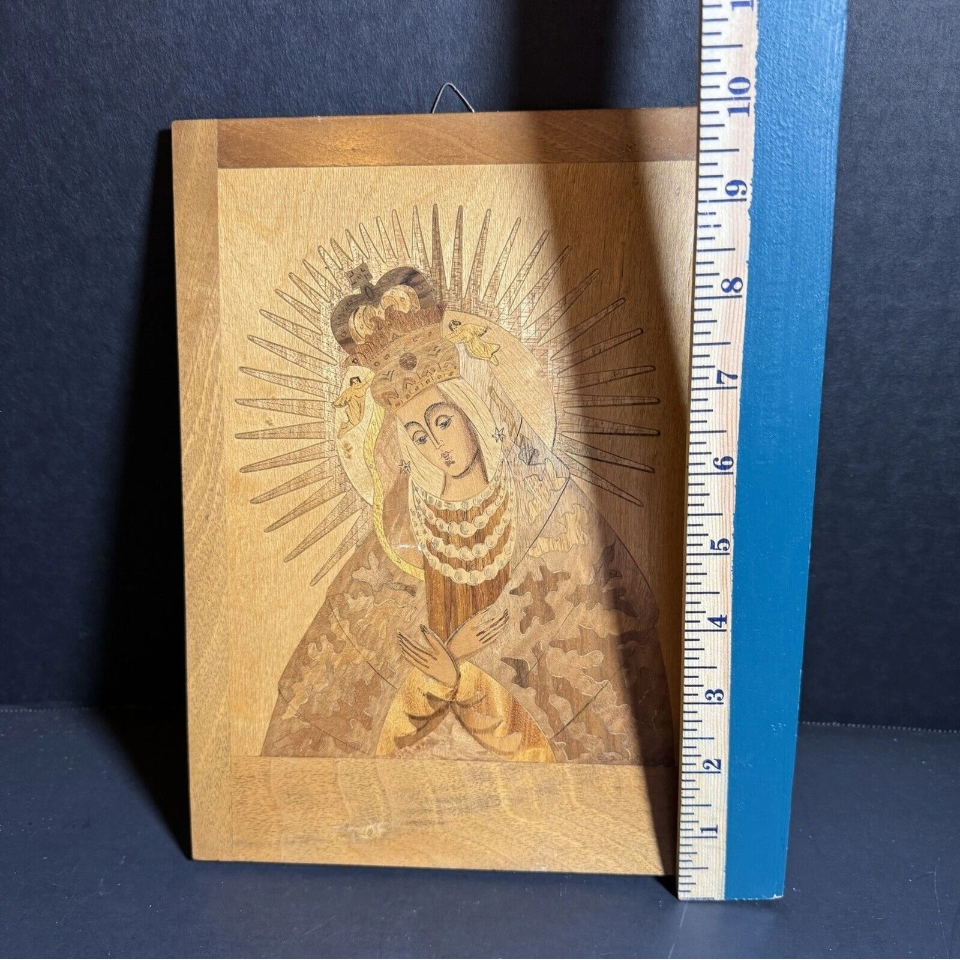 Wooden Polish Inlay Saint Art [Item 948]