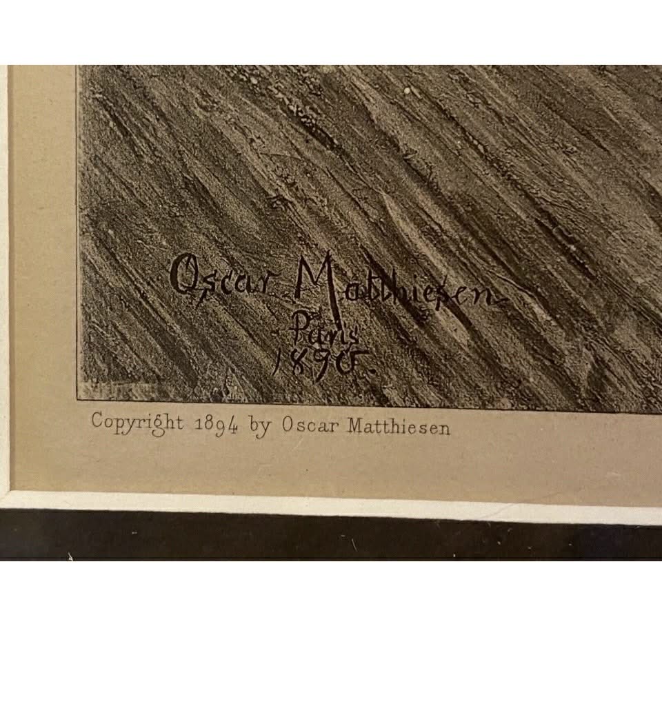 Black and White "Work Horses Rebel" by Oscar Mattiesen Paris [Art 006]