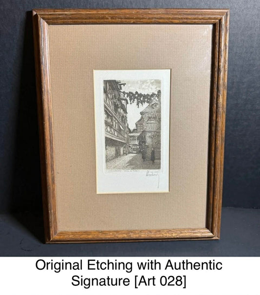 Original Etching with Authentic Signature [Art 028]