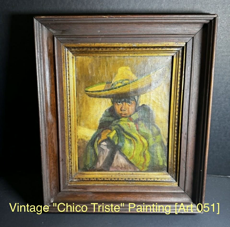 Vintage "Chico Triste" Painting [Art 051]
