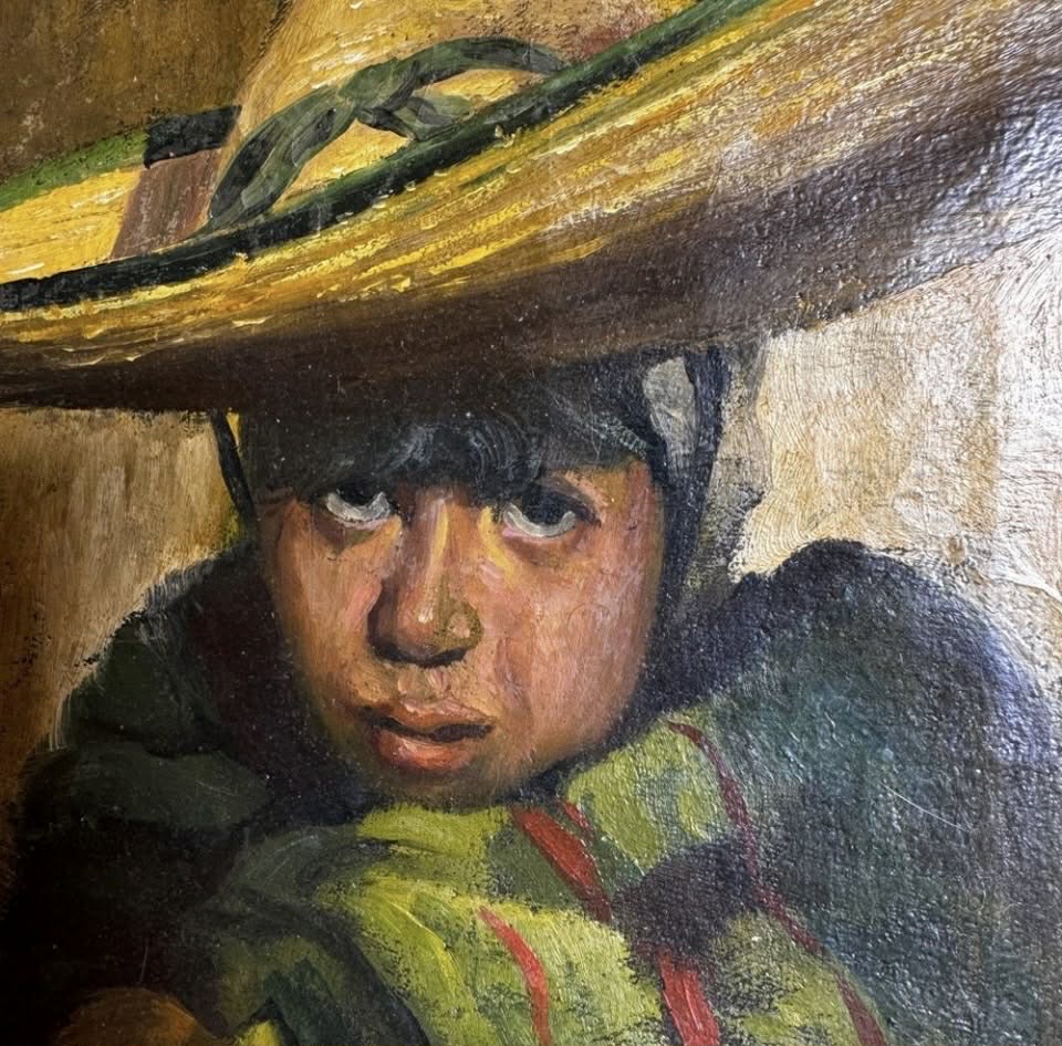 Vintage "Chico Triste" Painting [Art 051]