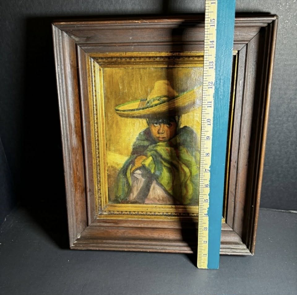 Vintage "Chico Triste" Painting [Art 051]
