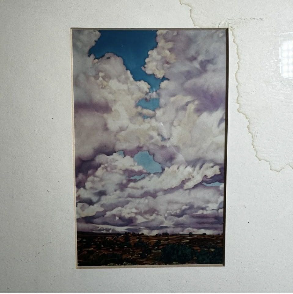 Signed Cloudy Sky "Hand Scapes" Photograph [Art 052]