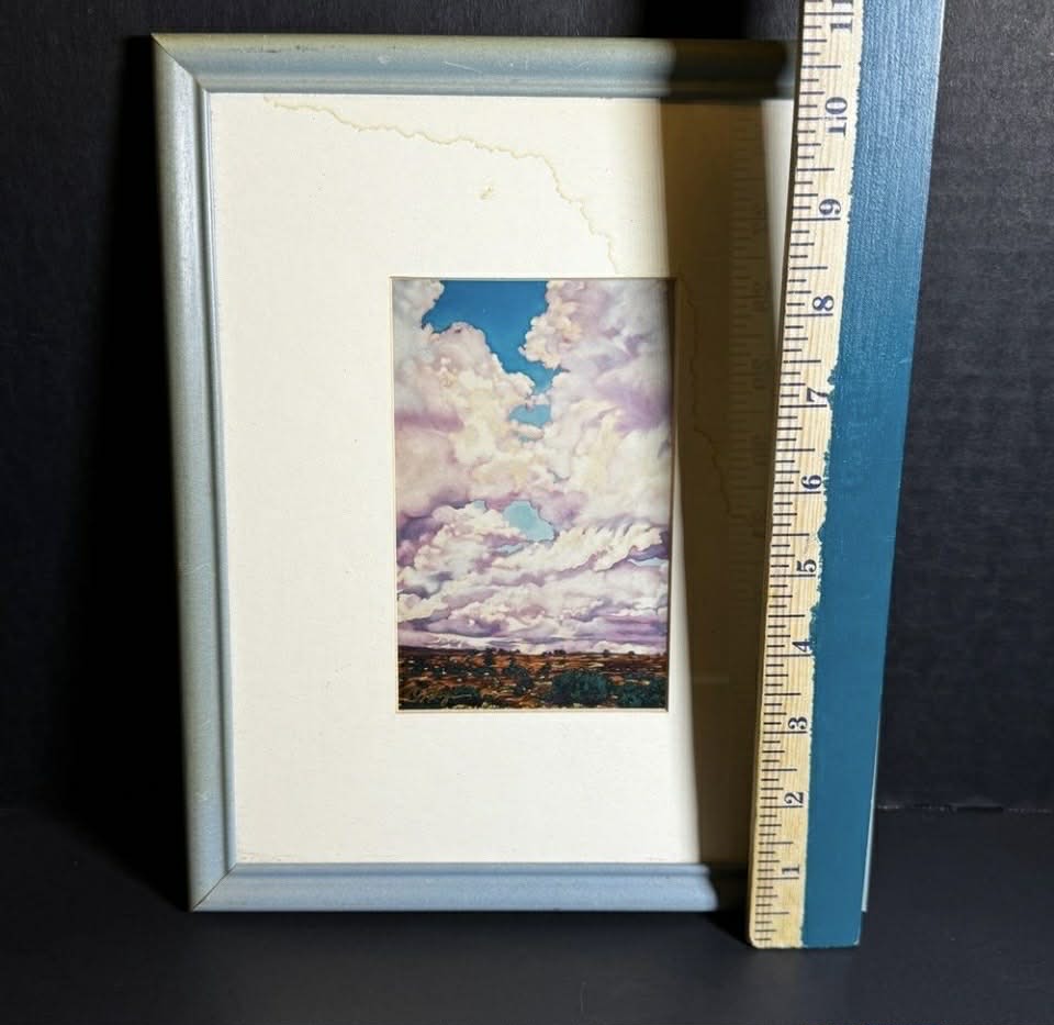 Signed Cloudy Sky "Hand Scapes" Photograph [Art 052]