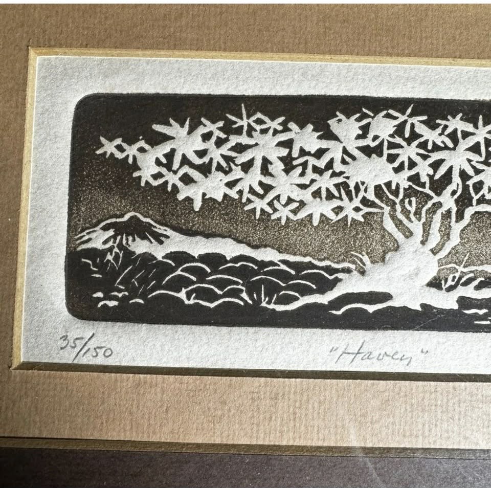Havey Block Print - Al Kaufman, Intaglio Etchings [Art 380]